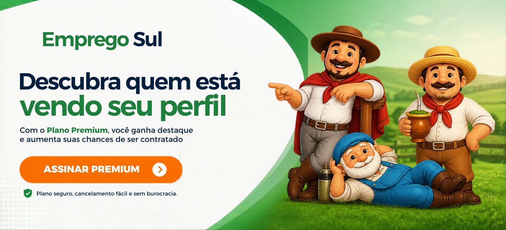 Planos Premium - Destaque seu perfil e seja visto pelas melhores empresas